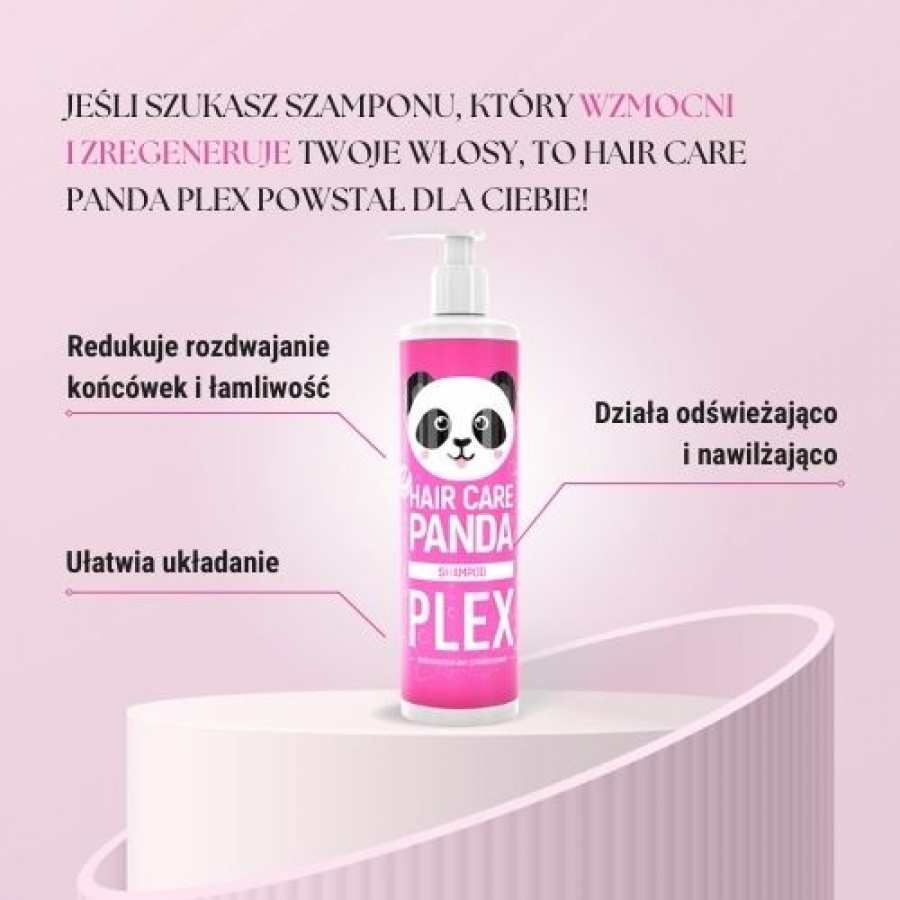 Miniaturka artykułu - #1 Noble Health Hair Care Panda Szampon Plex regenerujący i wzmacniający, 300 ml
