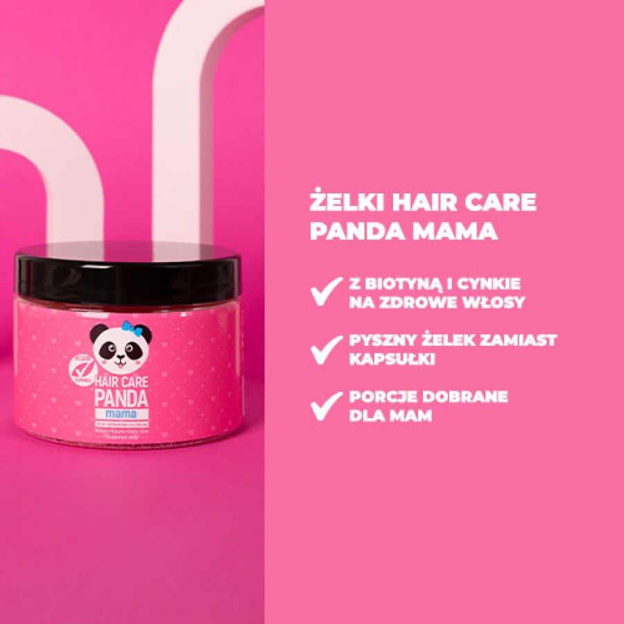 Zdjęcie produktu - 3 Hair Care Panda Mama Żelki, 30 żelek