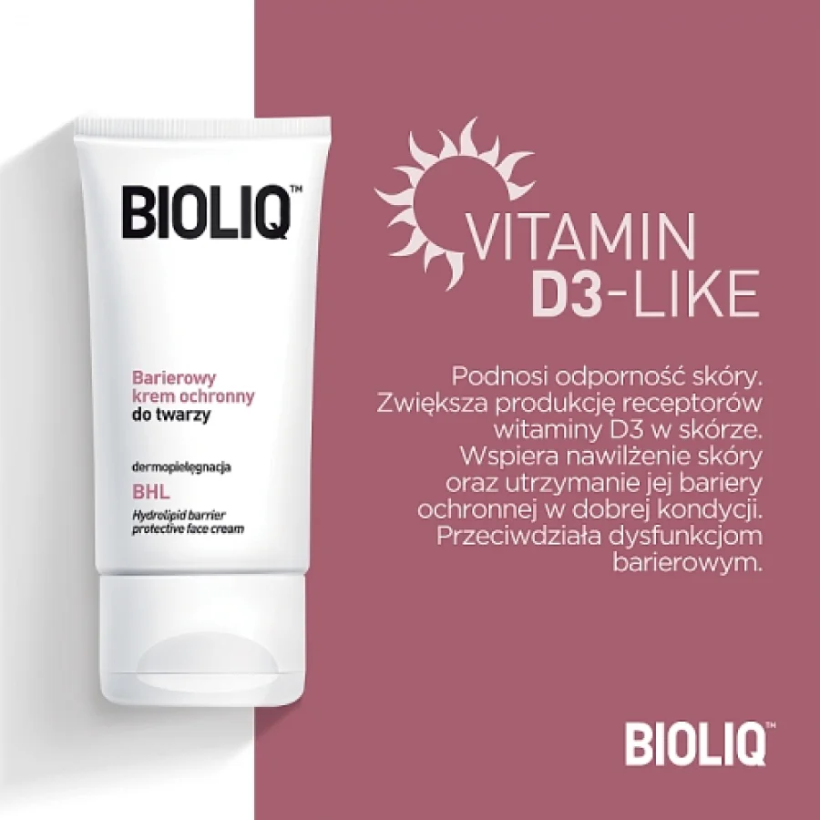 #1 – BIOLIQ BHL Barierowy krem ochronny do twarzy, 50ml
