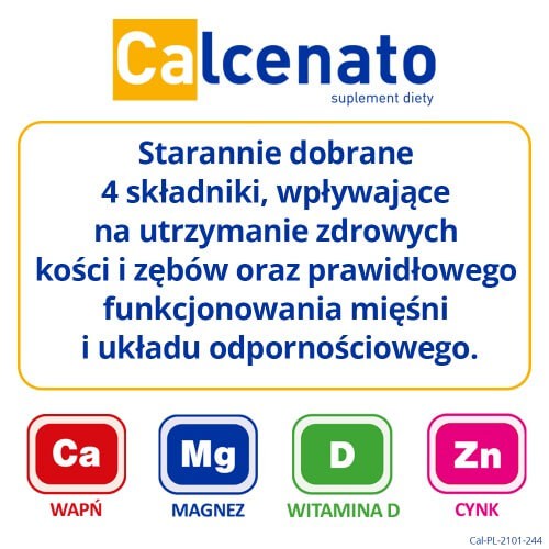 Miniaturka artykułu - #1 CALCENATO - 60 tabletek 
