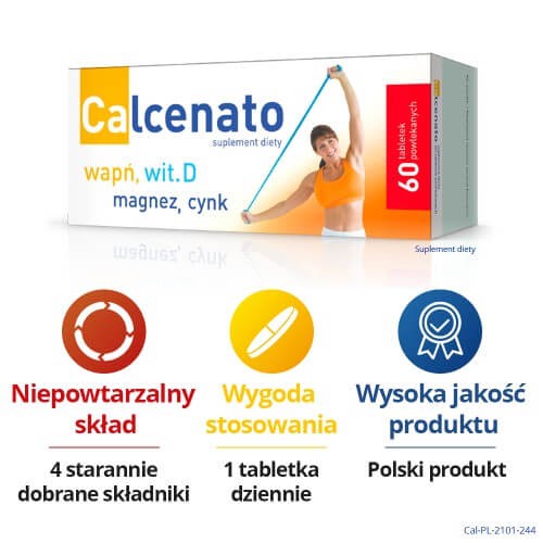 Zdjęcie produktu - 4 CALCENATO - 60 tabletek 