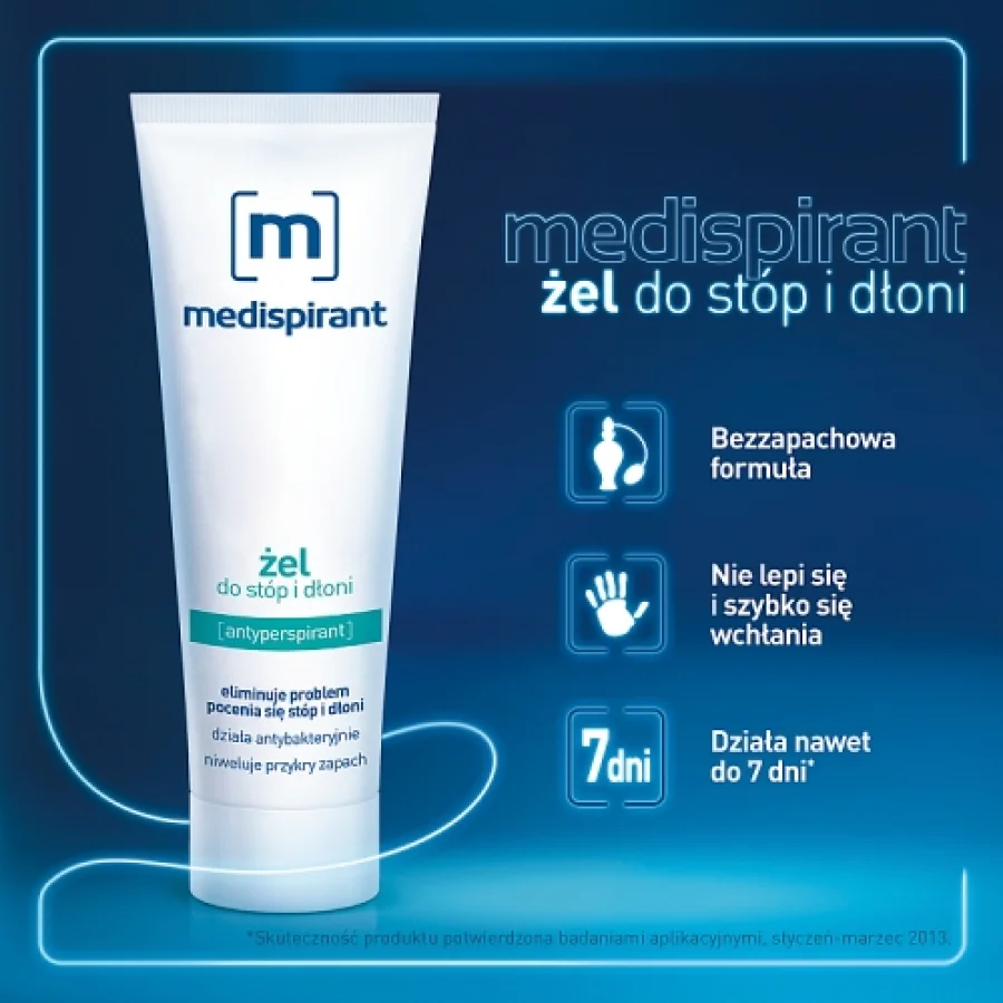 #2 – MEDISPIRANT Żel (stopy, dłonie), 50 ml