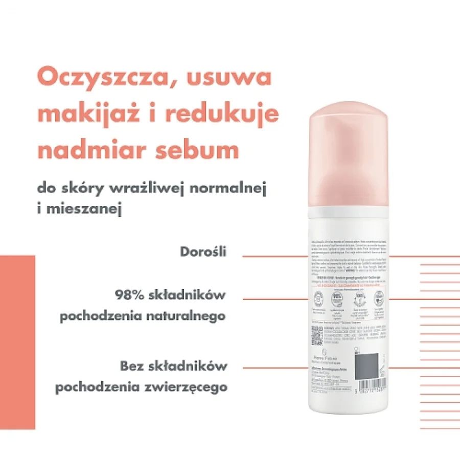 #1 – AVENE Pianka oczyszczająca, 150ml