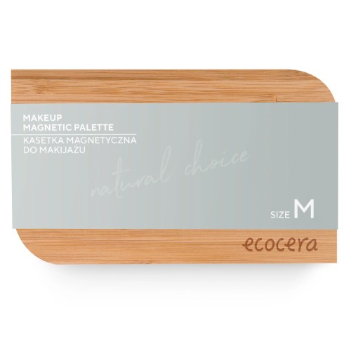 Zdjęcie produktu - 0 Ecocera Natural Choice Kasetka magnetyczna do makijażu bambusowa rozmiar M