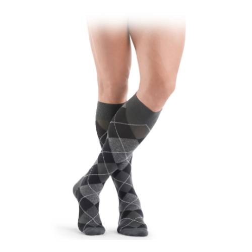 Miniaturka artykułu - #0 MICROFIBER SHADES Skarpety kompresyjne dla mężczyzn rozmiar 45-48 graphite romby, 1 para