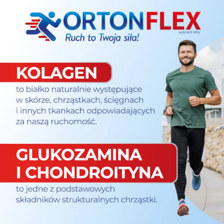 Zdjęcie produktu - 3 ORTON FLEX Kolagen na stawy, 34 sasz.