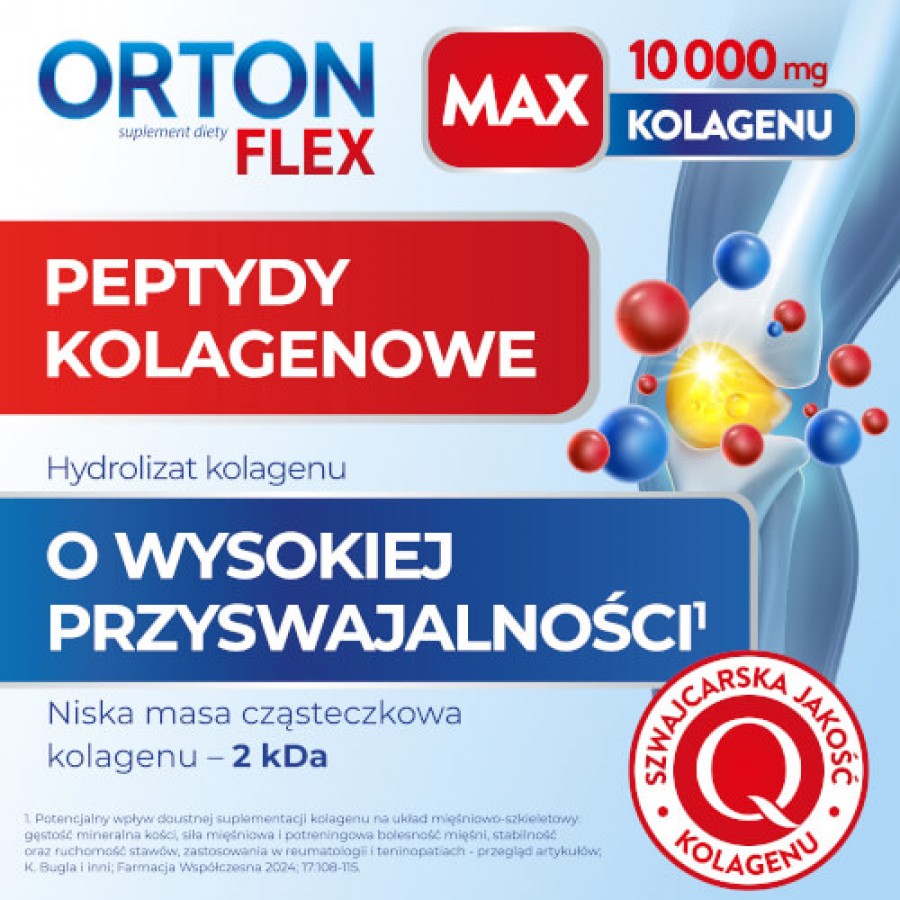 Zdjęcie produktu - 5 ORTON FLEX Kolagen na stawy, 34 sasz.