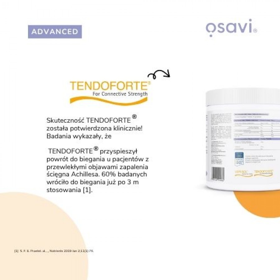 Zdjęcie produktu - 2 OSAVI Collagen Beauty & Sport by Magda Linette Kolagen proszek, 225g