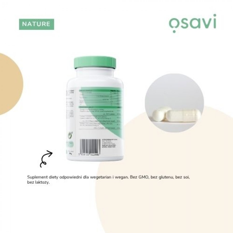 Zdjęcie produktu - 3 Osavi Ziołowe Wsparcie Snu, 120 kaps.