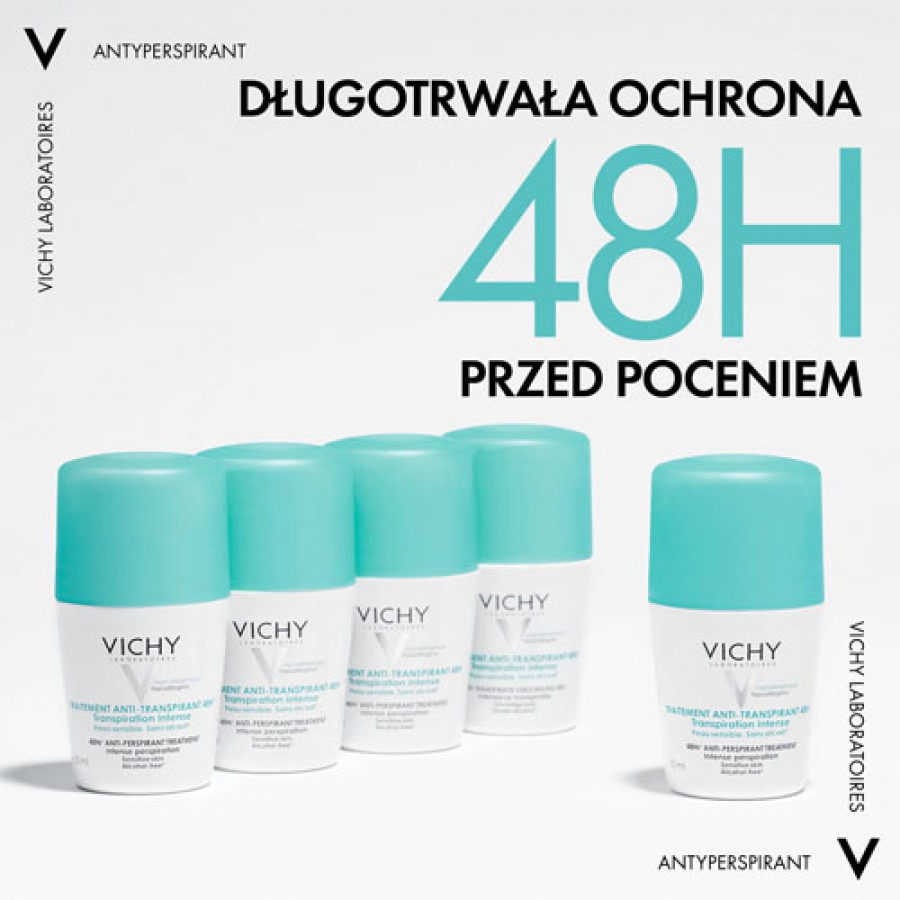 Miniaturka artykułu - #0 Vichy Antyperspirant w kulce 48H, 50 ml