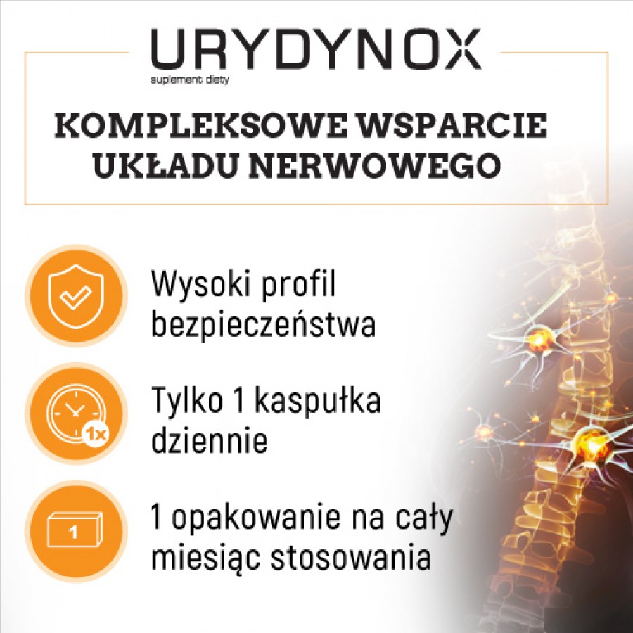 Zdjęcie produktu - 3 URYDYNOX, 30 kapsułek