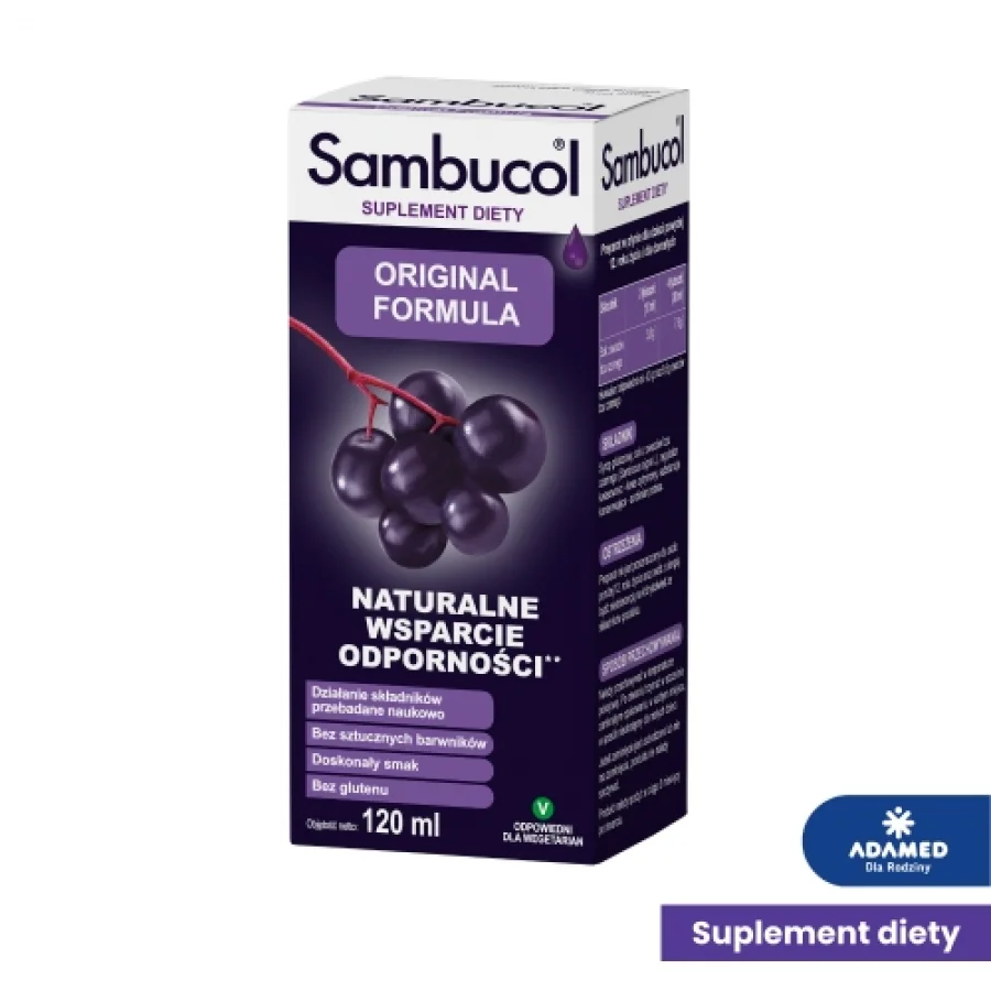 #0 – SAMBUCOL Original formula, 120ml