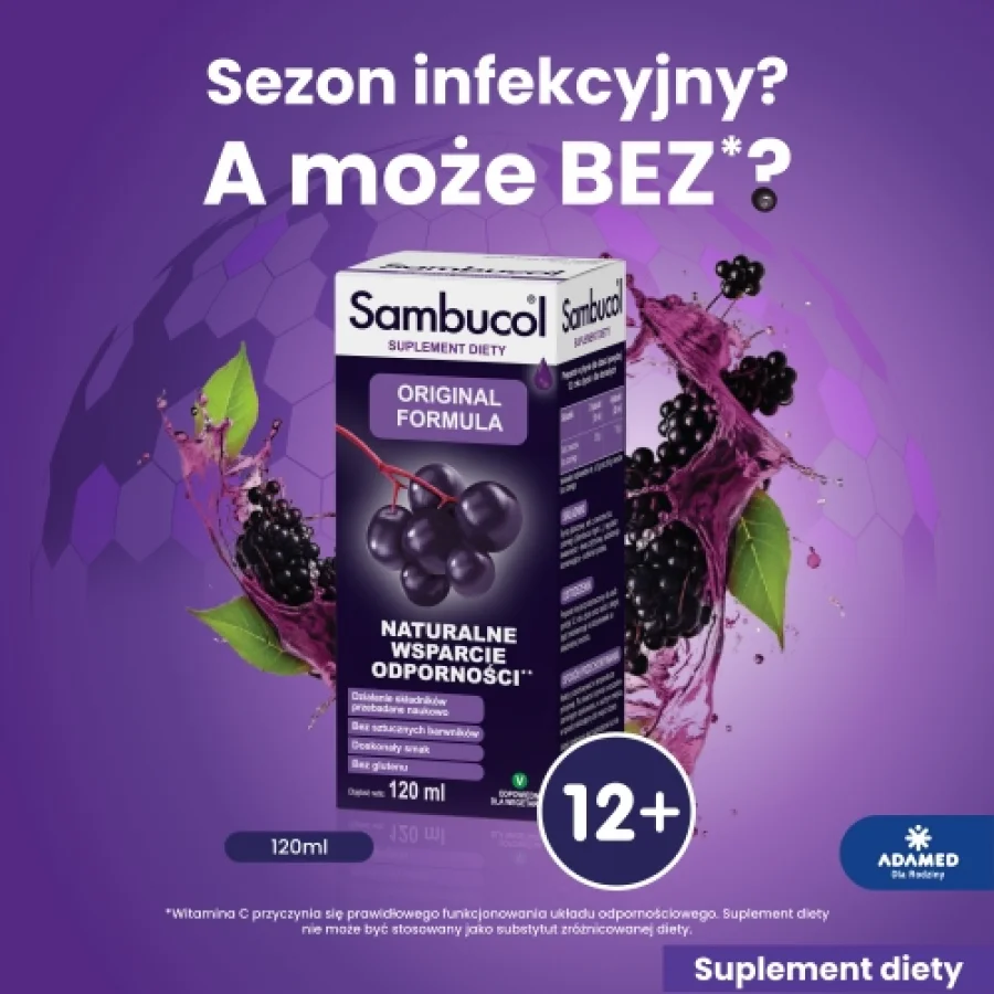 #1 – SAMBUCOL Original formula, 120ml