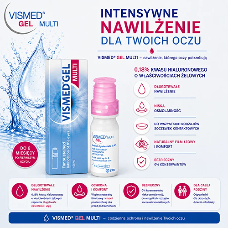#3 – Vismed Multi Gel krople do oczu 0,3%, 10ml