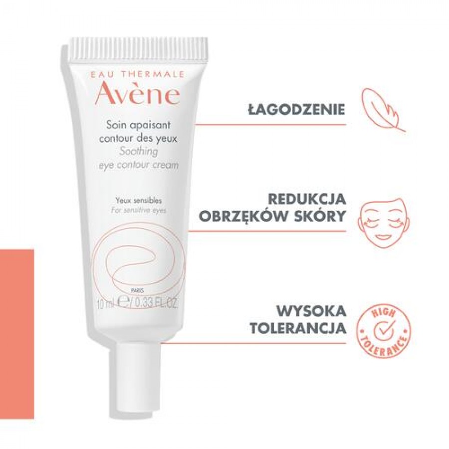Miniaturka artykułu - #1 AVENE Krem kojący pod oczy, 10 ml