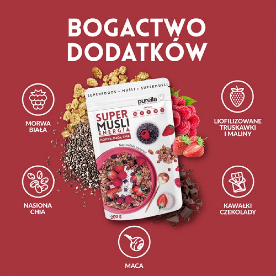 Zdjęcie produktu - 0 PURELLA Supermusli Energia, 200 g