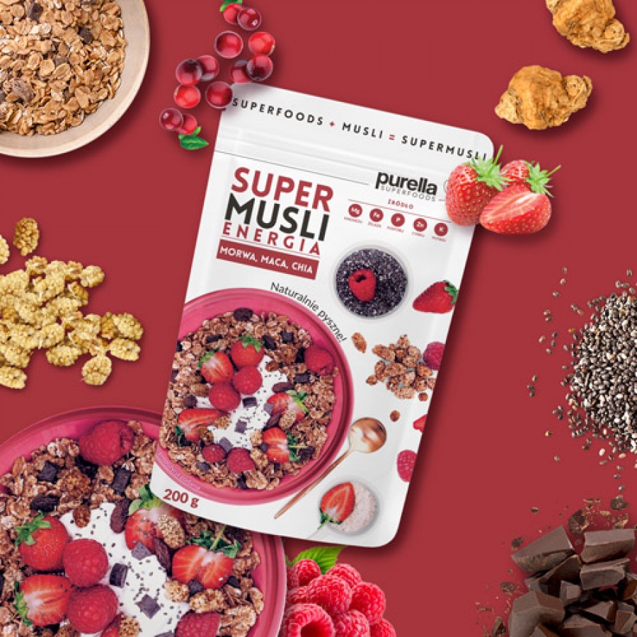 Zdjęcie produktu - 4 PURELLA Supermusli Energia, 200 g