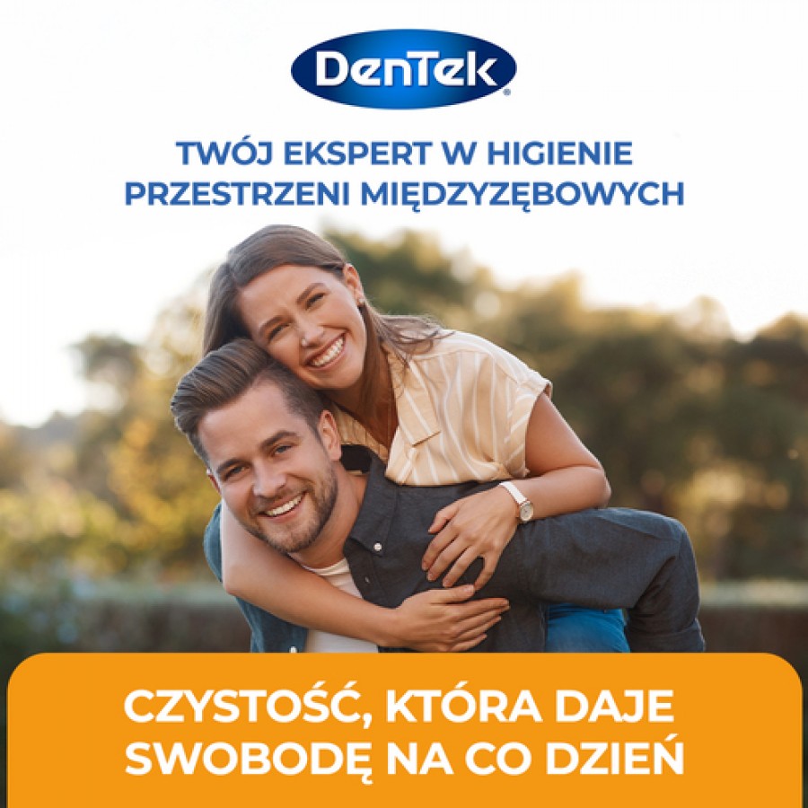 Miniaturka artykułu - #1 DENTEK Szczoteczki międzyzębowe EasyBrush rozmiar 1, 6szt.