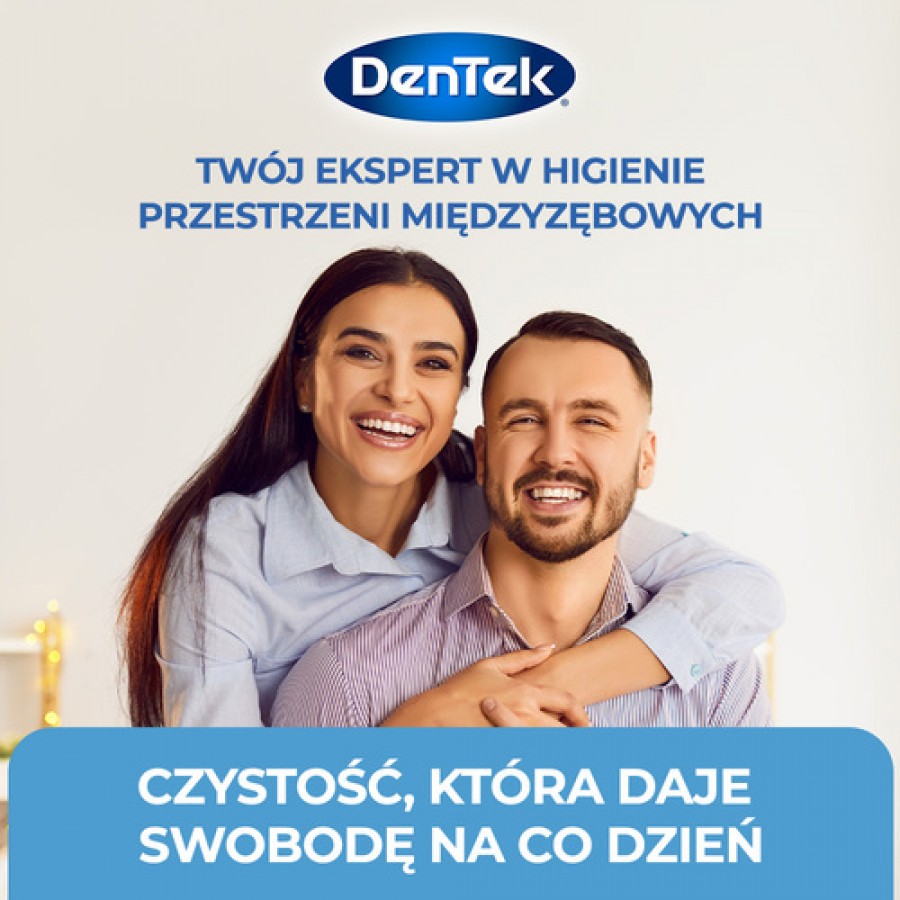 Miniaturka artykułu - #1 DENTEK Szczoteczki międzyzębowe Easy Brush rozmiar 3, 6szt.