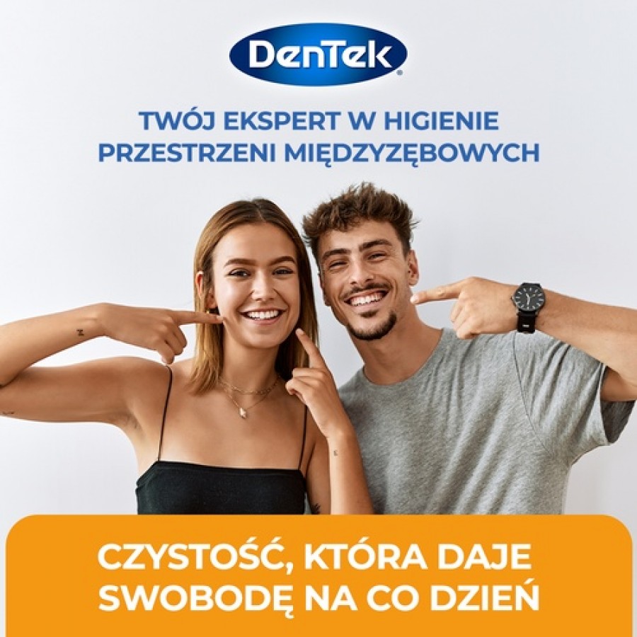 Miniaturka artykułu - #1 DENTEK Szczoteczki międzyzębowe EasyBrush rozmiar 1, 12szt.