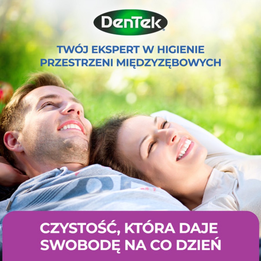 Miniaturka artykułu - #1 DENTEK Wykałaczki z nicią dentystyczną Eco Cross Flosser, 30szt.