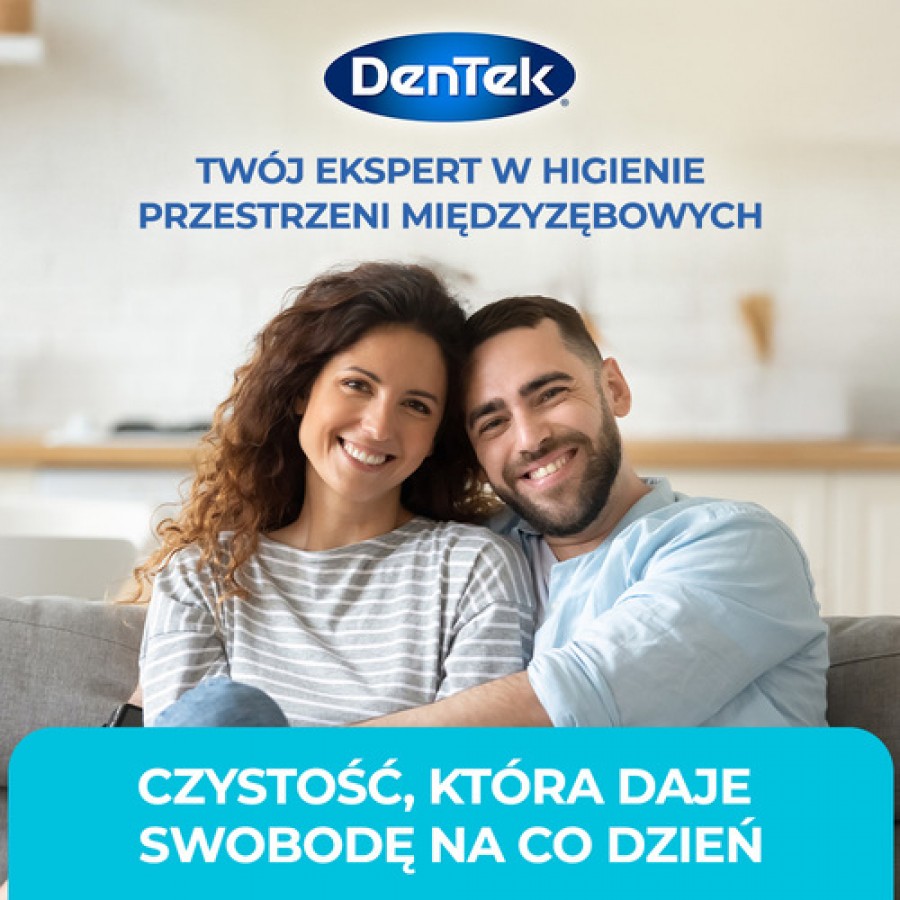 Miniaturka artykułu - #1 DENTEK Wykałaczki z nicią dentystyczną Sensitive Clean, 40szt.