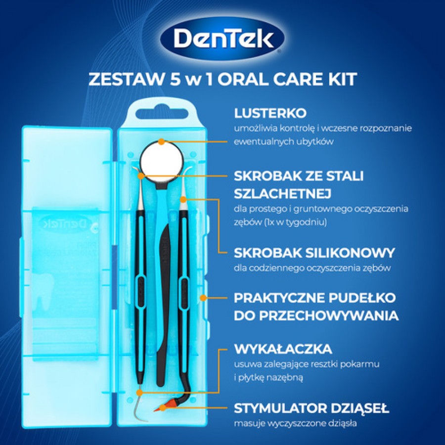 Zdjęcie produktu - 3 DENTEK Zestaw do pielęgnacji zęb&oacute;w Oral Care Kit