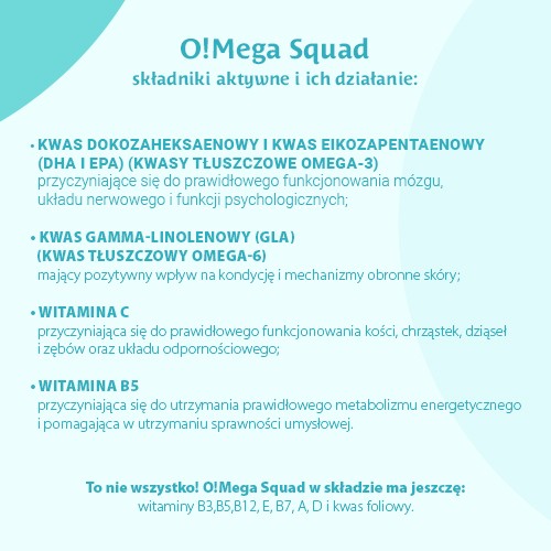 Zdjęcie produktu - 3 Revolife O!Mega Squad smak malinowo-truskawkowy, 30 saszetek