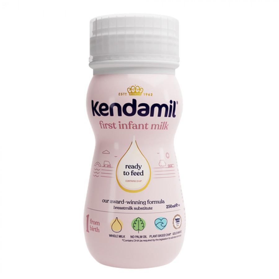 Miniaturka artykułu - #0 Kendamil Płynne mleko początkowe dla niemowląt 1, 250ml