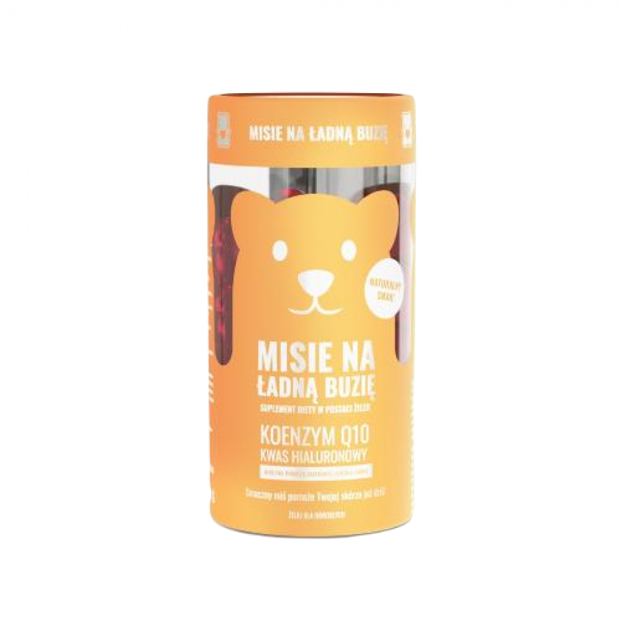 Zdjęcie produktu - 0 NOBLE HEALTH Misie na ładną buzię, 60żelek (300g)
