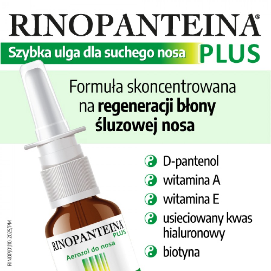 Miniaturka artykułu - #1 Rinopanteina Plus Aerozol do nosa, 20ml