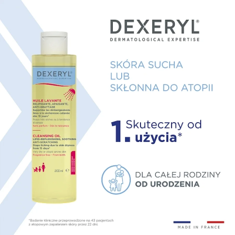 #0 – DEXERYL Huile Olejek do mycia, 200ml