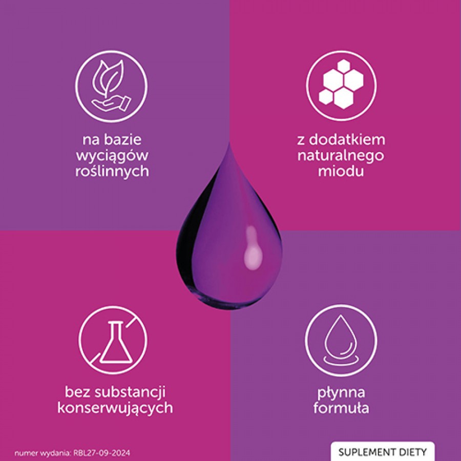 Zdjęcie produktu - 0 JUSTVIT krople wspierające odporność, 50ml