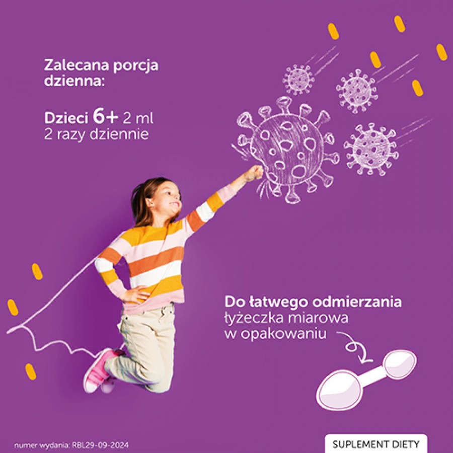 Zdjęcie produktu - 3 JUSTVIT krople wspierające odporność, 50ml