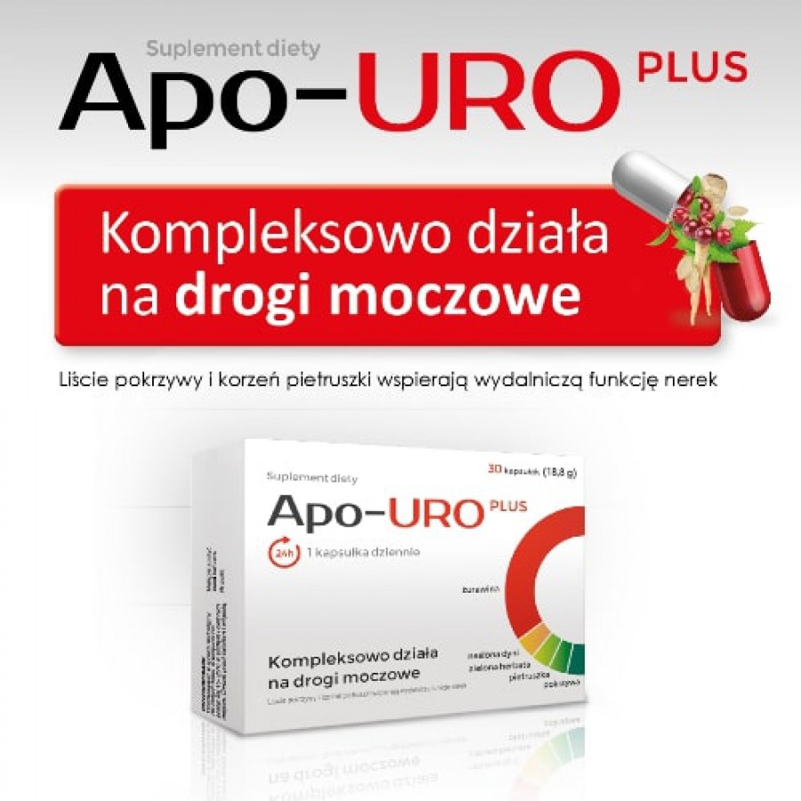 Miniaturka artykułu - #0 Apo-URO Plus, 30 kaps.