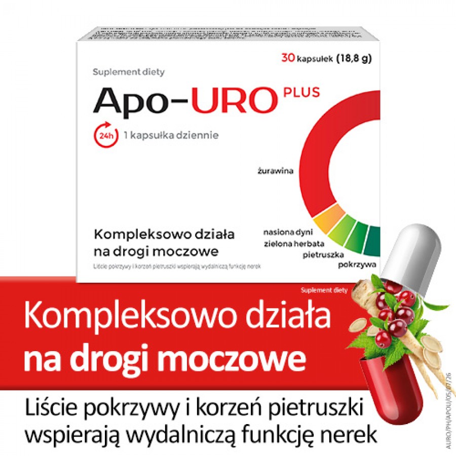 Miniaturka artykułu - #0 Apo-URO Plus, 30 kaps.