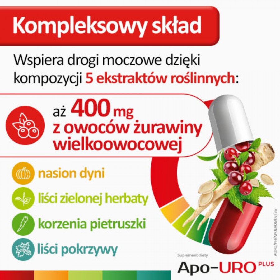 Miniaturka artykułu - #1 Apo-URO Plus, 30 kaps.