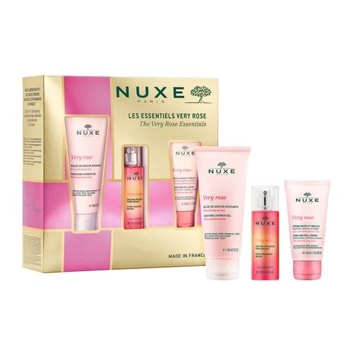 Miniaturka artykułu - #0 NUXE Zestaw Very Rose Krem do rąk, 50ml + Żel pod prysznic, 100ml + Woda Zapachowa, 30ml
