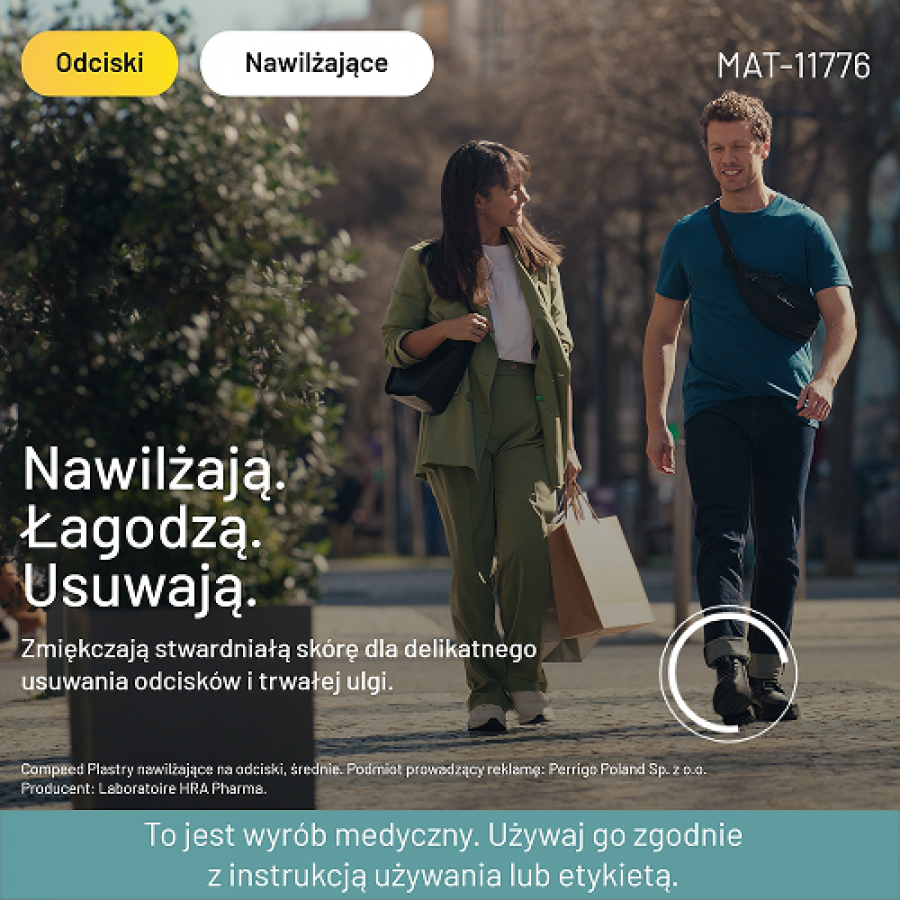 Miniaturka artykułu - #0 Compeed Plastry nawilżające na odciski średnie, 6 szt.