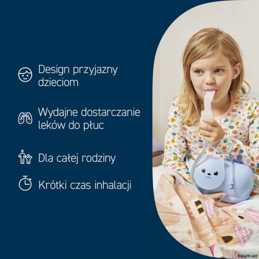 Miniaturka artykułu - #1 OMRON NamiCat Compressor Nebulizer Nebulizator kompresorowy, 1szt.