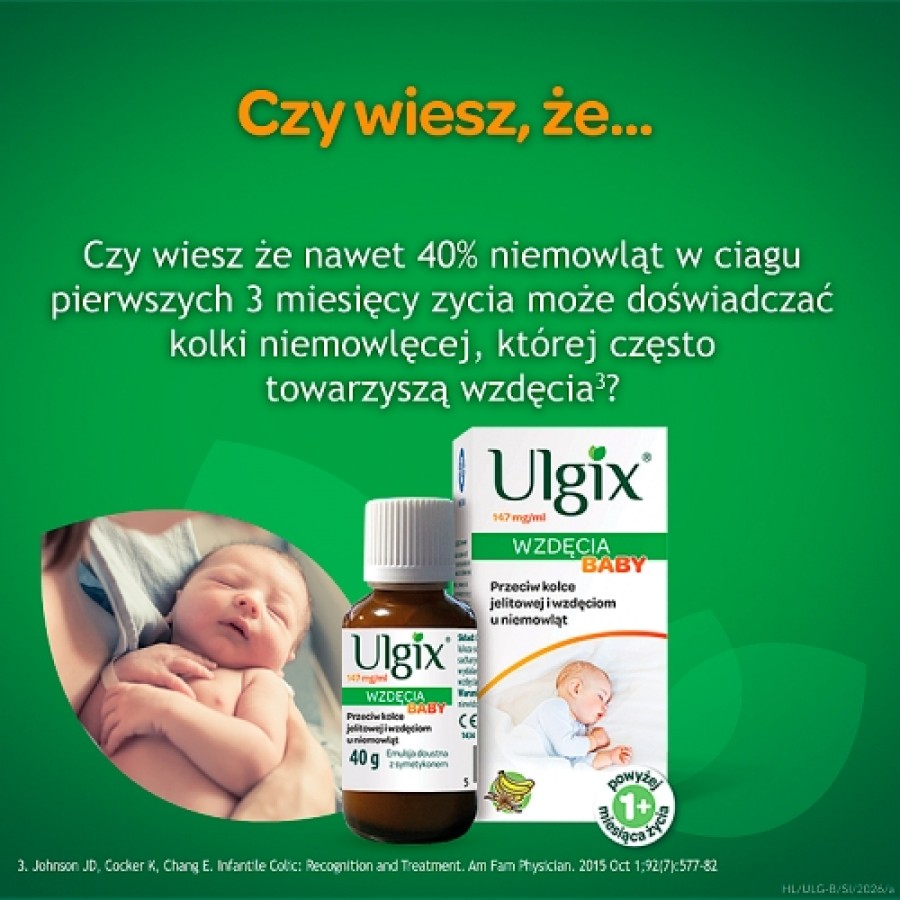 Zdjęcie produktu - 3 ULGIX Wzdęcia Baby Emulsja doustna, 40g