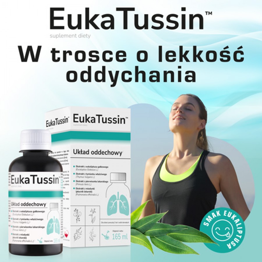 Miniaturka artykułu - #0 DOMOWA APTECZKA EukaTussin, 165 ml