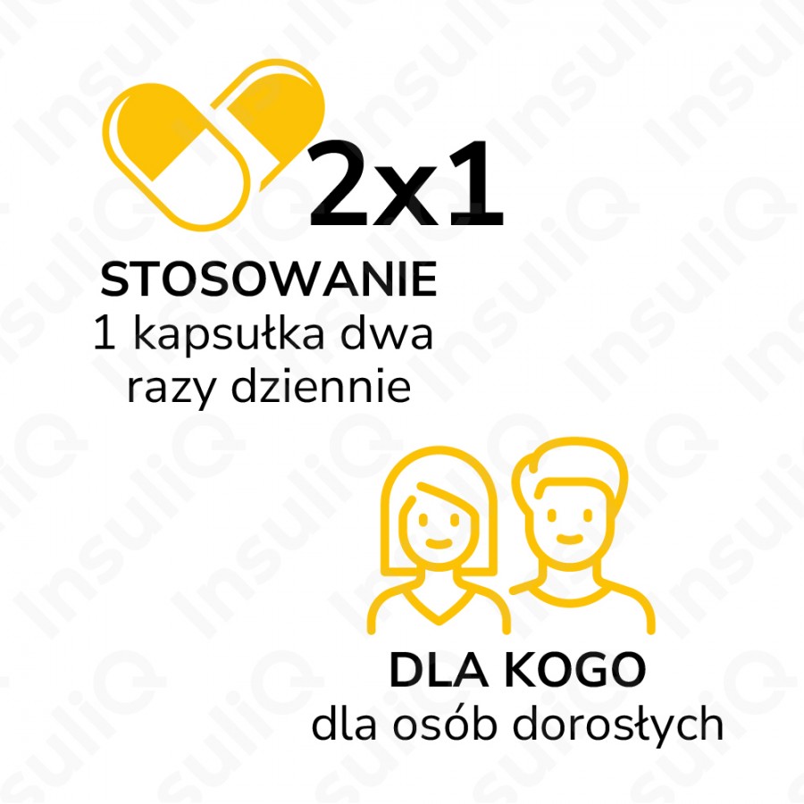 Zdjęcie produktu - 2 BioceriQ Pharma InsuliQ, 60 kaps.