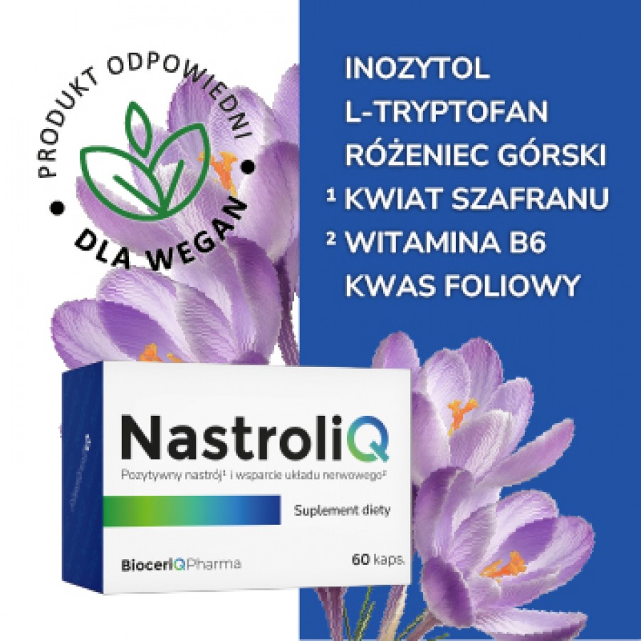 Miniaturka artykułu - #1 BioceriQ Pharma NastroliQ, 60 kaps.