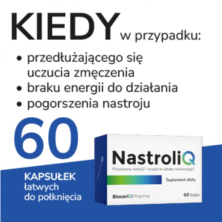Zdjęcie produktu - 3 BioceriQ Pharma NastroliQ, 60 kaps.