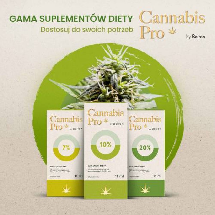 Zdjęcie produktu - 3 BOIRON Cannabis Pro 7%, 11ml