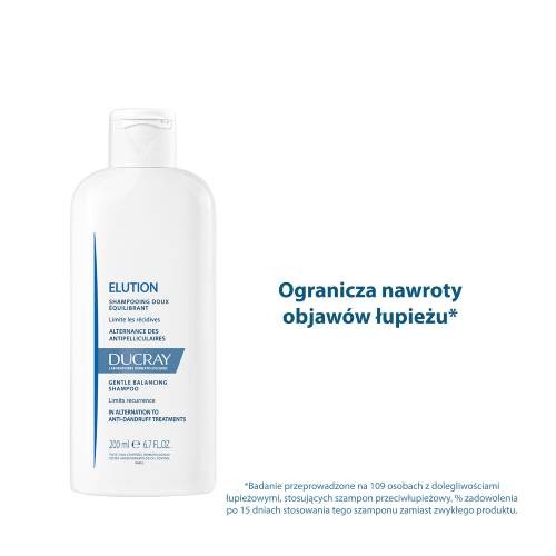 Miniaturka artykułu - #0 DUCRAY ELUTION Delikatny szampon przywracający r&oacute;wnowagę sk&oacute;rze głowy, 400ml