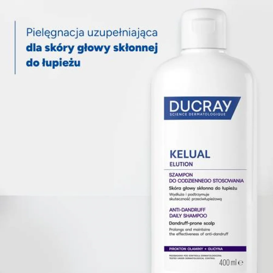#0 – DUCRAY ELUTION Delikatny szampon przywracający r&oacute;wnowagę sk&oacute;rze głowy, 400ml