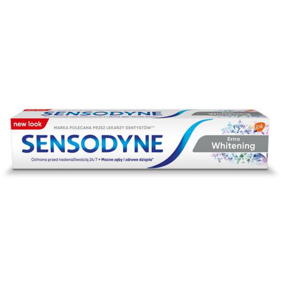 Miniaturka artykułu - #1 SENSODYNE EXTRA WHITENING Pasta do zęb&oacute;w - 75 ml