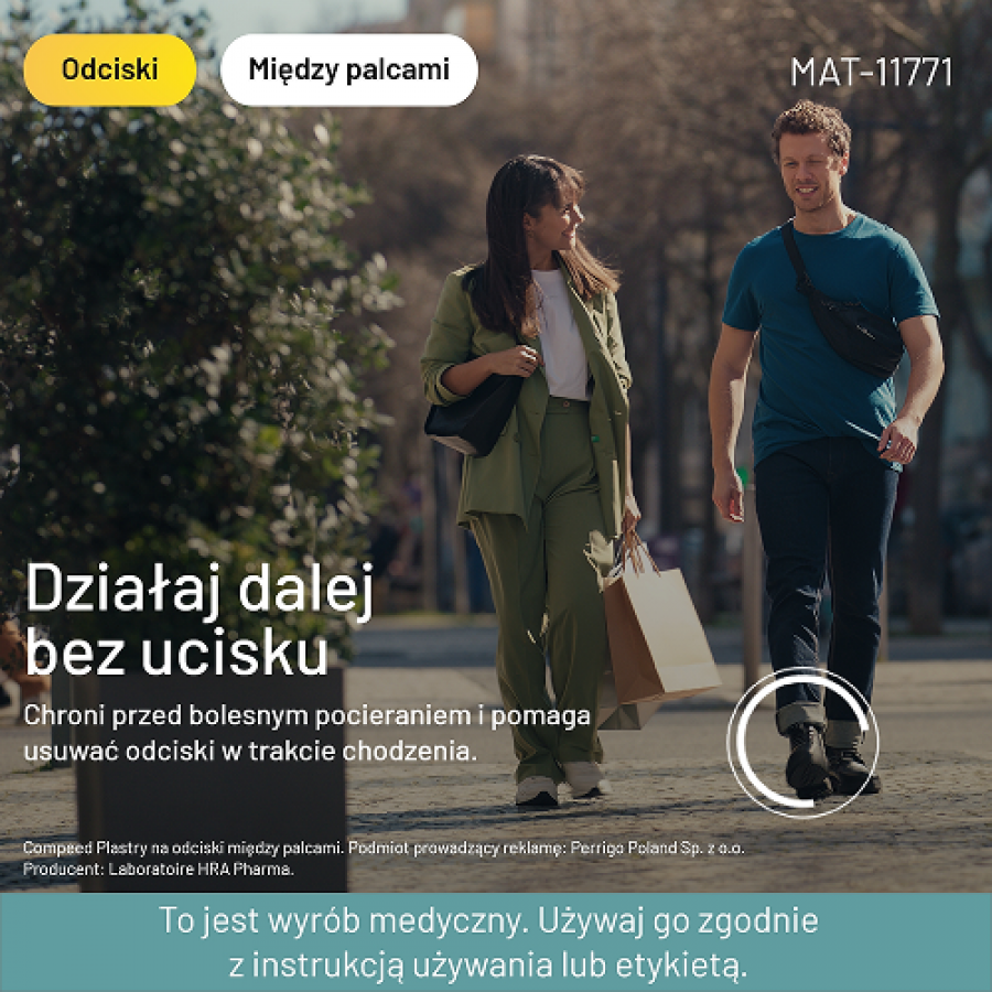 Miniaturka artykułu - #0 Compeed Plastry na odciski między palcami, 10 szt.